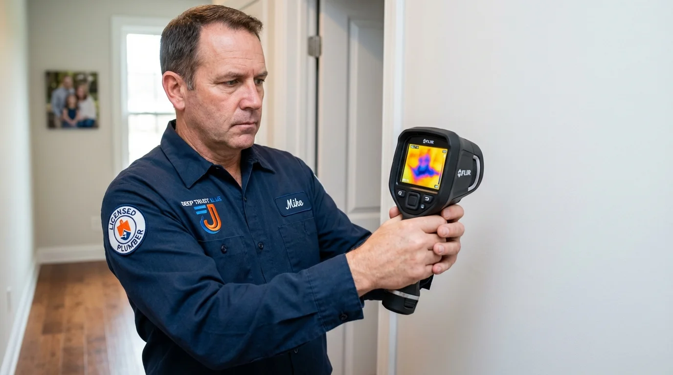 Thermal imaging leak detection by Johns Plumbing LLC in Smithtown